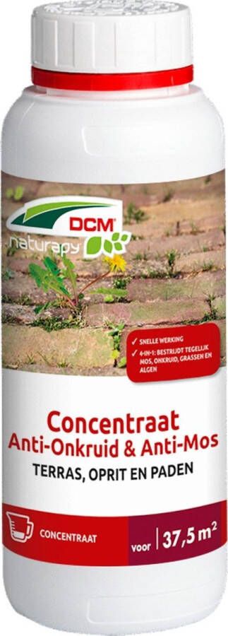 Dcm Naturapy Anti-Onkruid Anti-Mos Terras Concentraat Algen- Mosbestrijding 500 ml