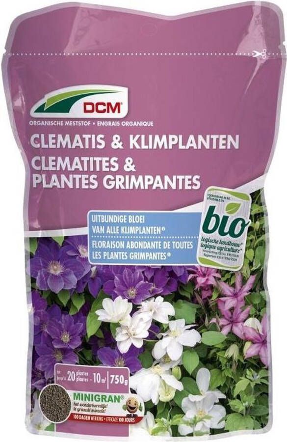 DCM Meststof Clematis & Klimplanten Siertuin meststof 0 75 kg