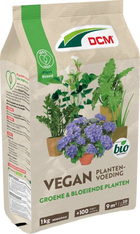 DCM VEGAN PLANTENVOEDING GROENE & BLOEIENDE PLANTEN 1KG