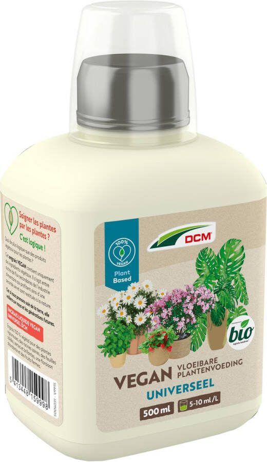 DCM VEGAN VLOEIBARE PLANTENVOEDING UNIVERSEEL 0 5 L