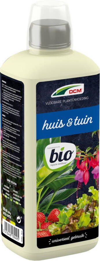 DCM Meststof Vloeibaar Huis & Tuin Siertuinmeststoffen 800 ml Bio