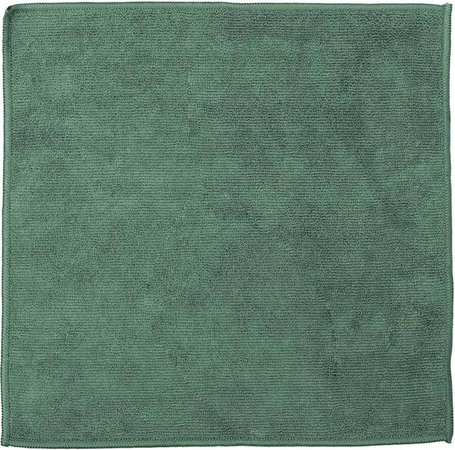 DDDDD 6x Microvezeldoek Billie 30x30 cm Groen Set van 6 stuks