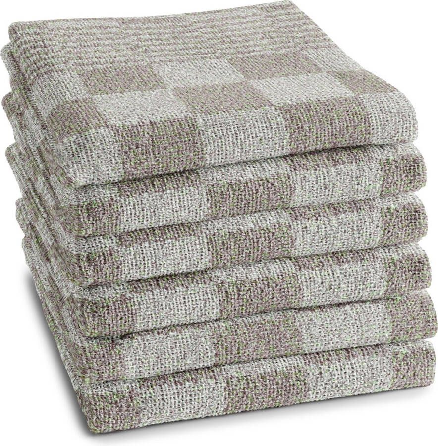 DDDDD Barbeque Keukendoek Set van 6 Keukenhanddoeken 50x55cm Taupe