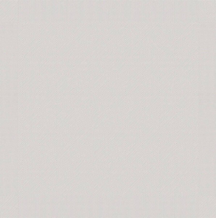 DDDDD Cisis Theedoek Set van 6 Katoen Gestreept 60x65 cm Creme