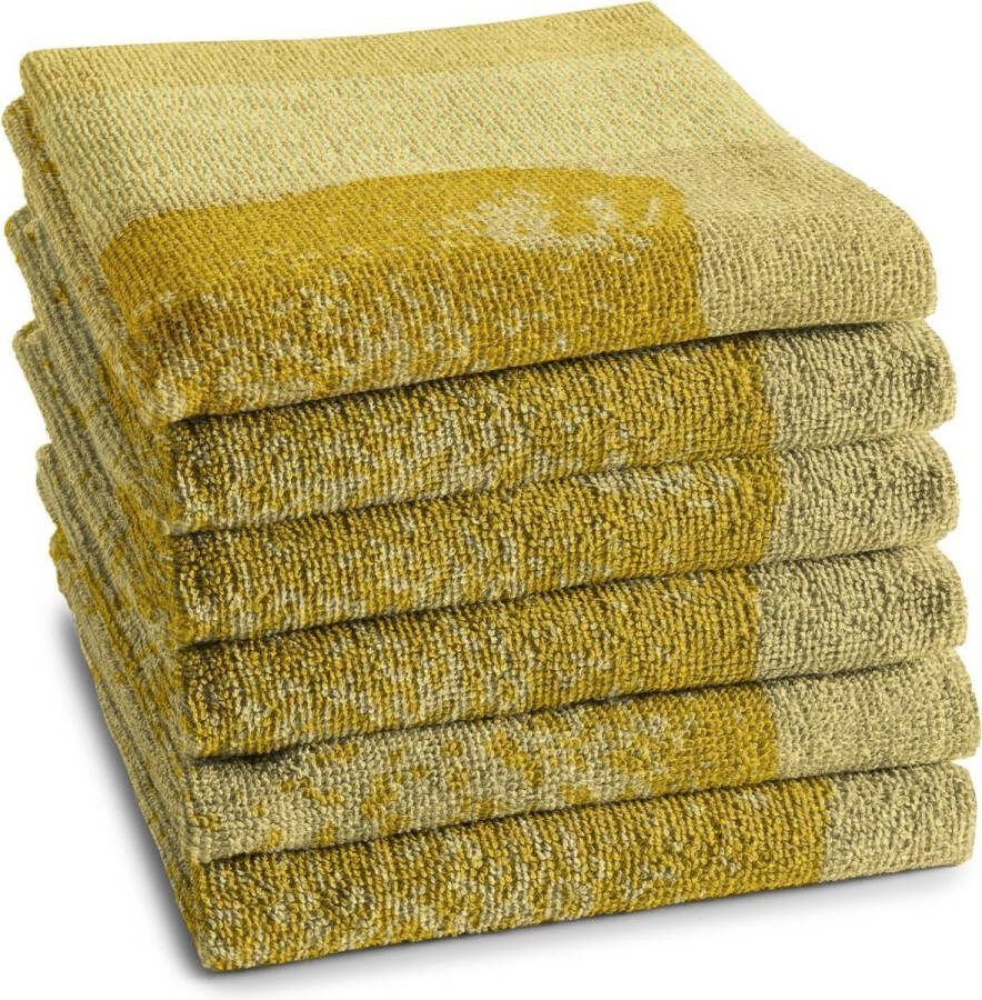 DDDDD keukendoek citrus 50x55 cm yellow zachte en absorberende keukendoek voor een frisse en kleurrijke keuken