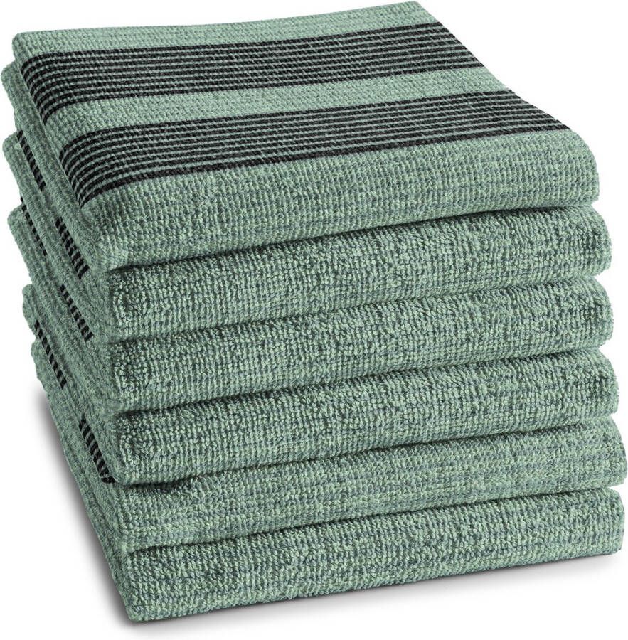 DDDDD keukendoek Baxter 50x55 cm Green 6 stuks