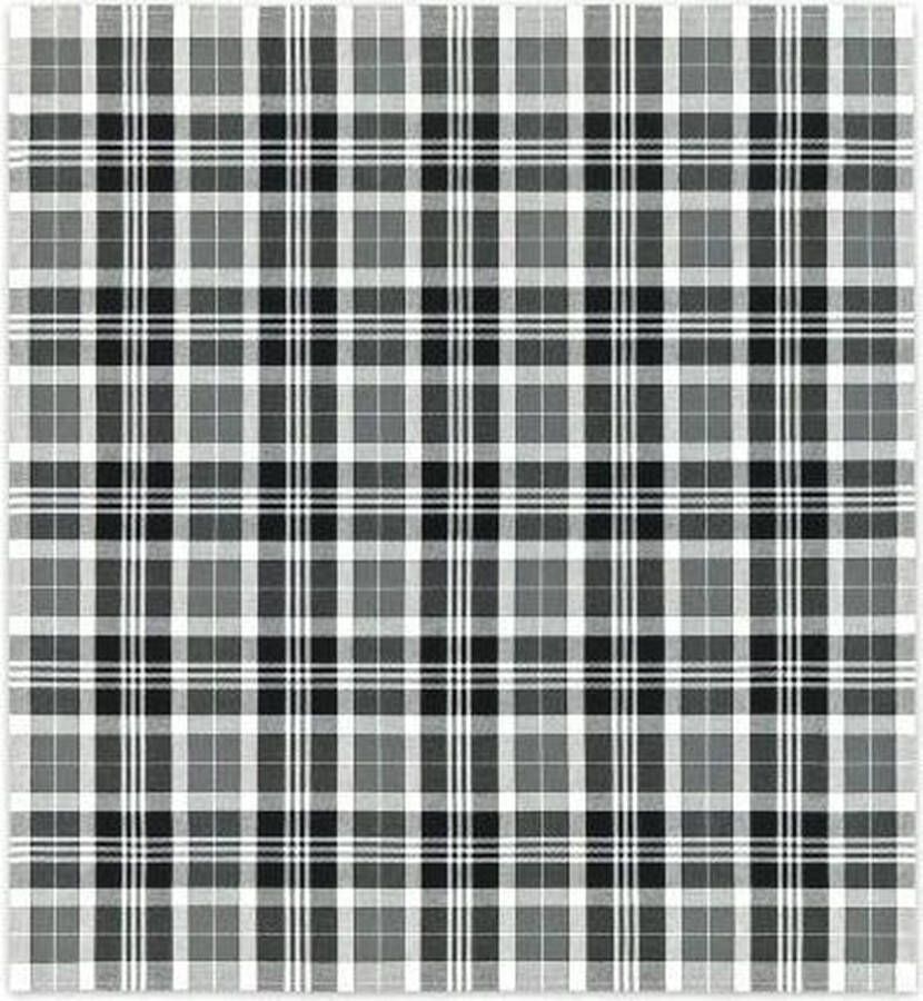DDDDD Kilt theedoek (set van 6) 100% katoen Anthracite