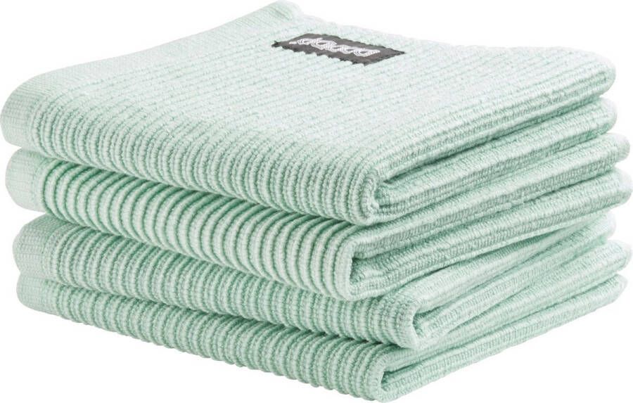 DDDDD vaatdoek Basic Clean pastel green (30 x 30 cm) per 4 stuks