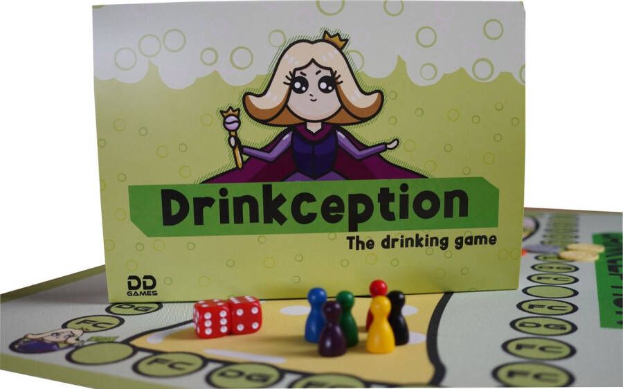 DDgames Drinkception drankspel drankspellen drinkspel dobbelspel partyspel