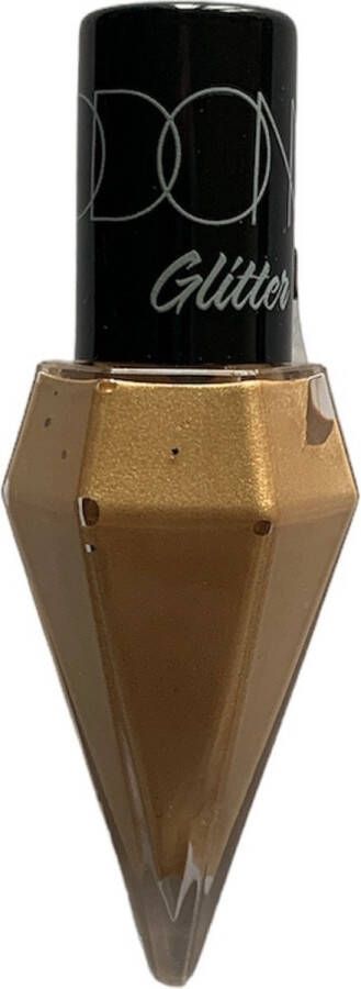 D'donna Vloeibare Eyeliner Metallic NIET Waterproof Goud Gold Nummer 3 1 flesje met 4 gram inhoud
