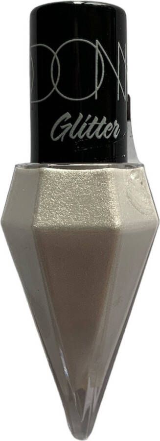 D'donna Vloeibare Eyeliner Metallic NIET Waterproof Wit White Nummer 1 flesje met 4 gram inhoud
