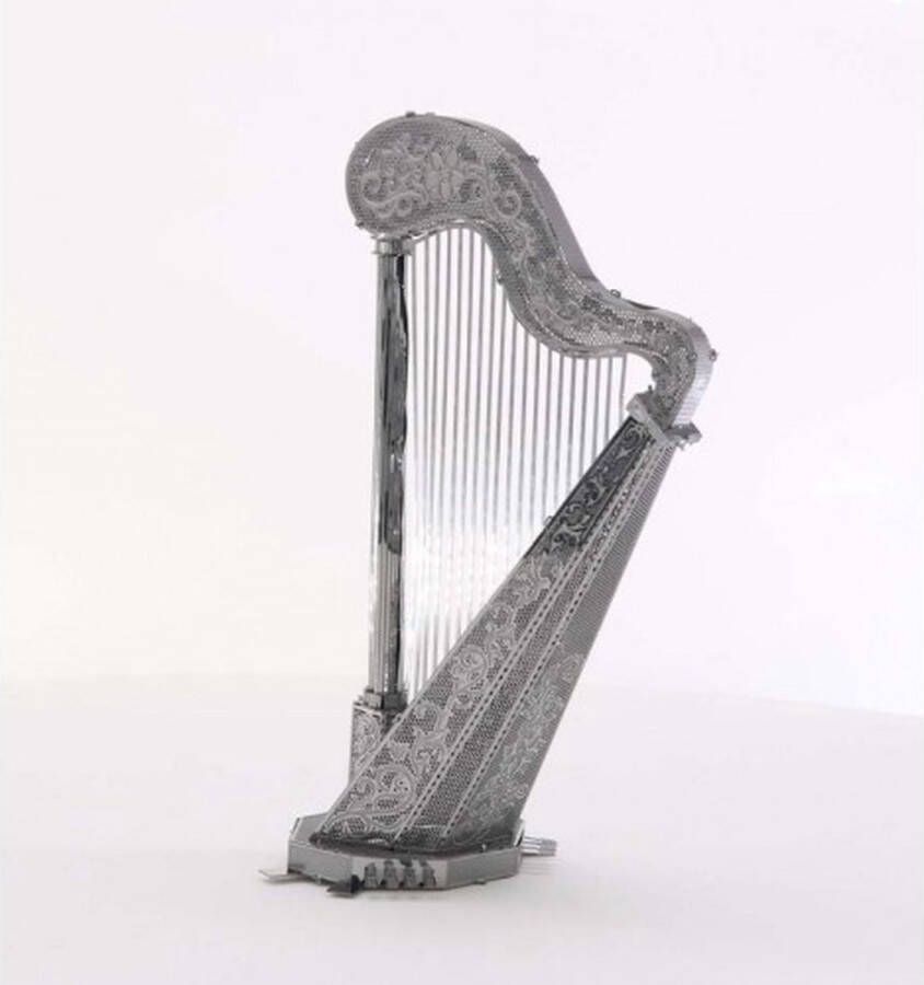 De Bouwplaats Metalen Bouwpakket Miniatuur Harp Muziekinstrumenten