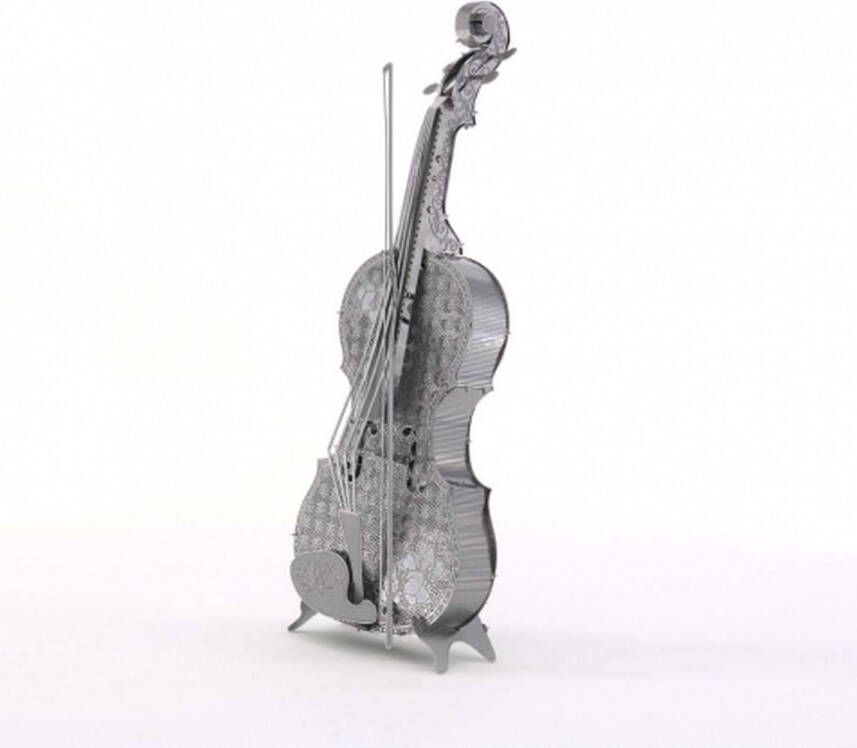 De Bouwplaats Metalen Bouwpakket Miniatuur Viool Muziekinstrument