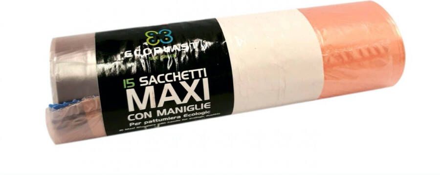 De Bries Maxi afvalzak oranje voor Maxi luieremmer 28 en 40 liter Malpie afvalemmer