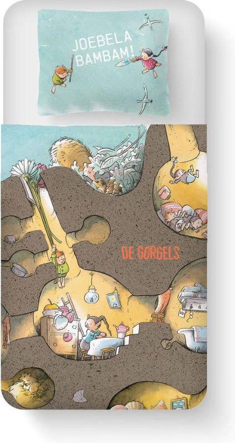 Merkloos De Gorgels Gorgelholletjes Dekbedovertrek Katoen 1-persoons (140x200 220 Cm + 1 Sloop) Multi