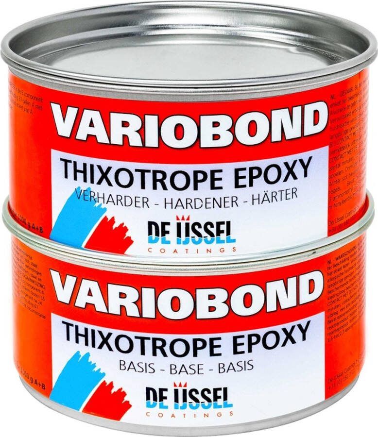 De IJssel Coatings Variobond Epoxylijm 1 kg
