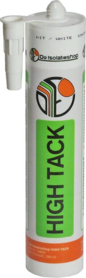 De Isolatieshop High-Tack Montagelijm 290ml Zeer sterke High Tack lijm Veelzijdig toepasbaar Permanent Elastisch Snel en veilig bevestigen