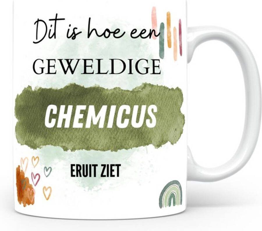 De Laaf Design Studio Mok bedrukken met beroep Chemicus