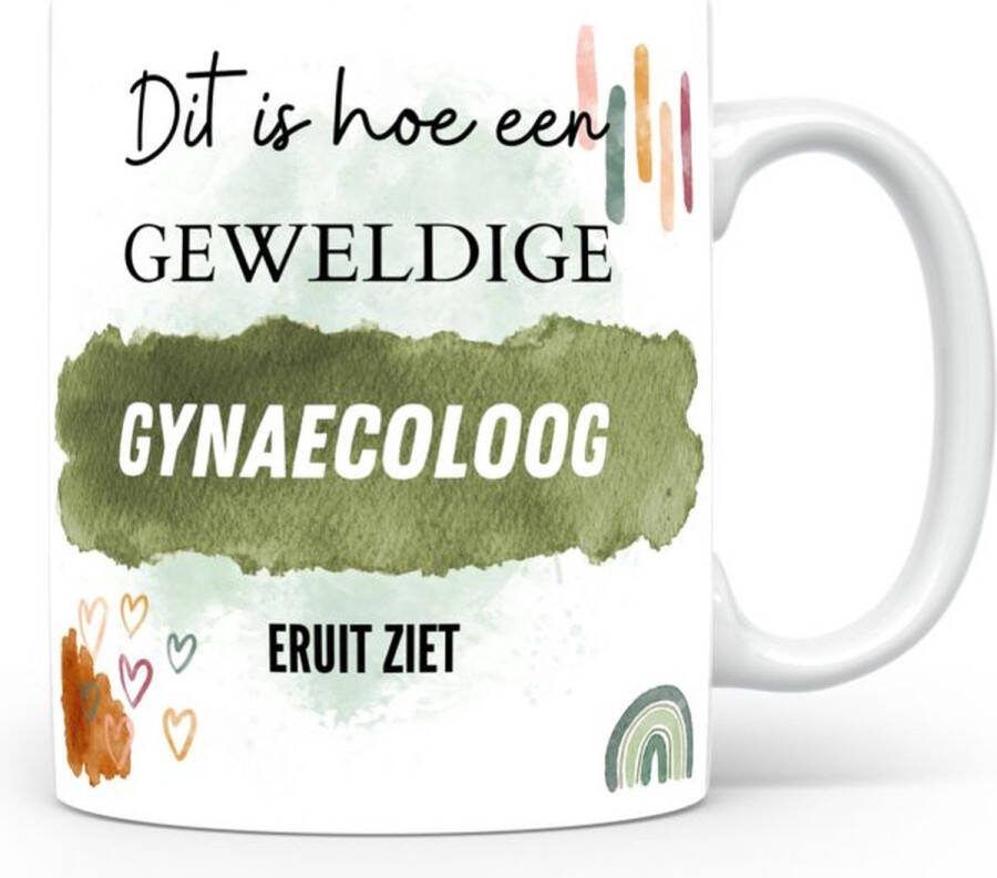 De Laaf Design Studio Mok bedrukken met beroep Gynaecoloog