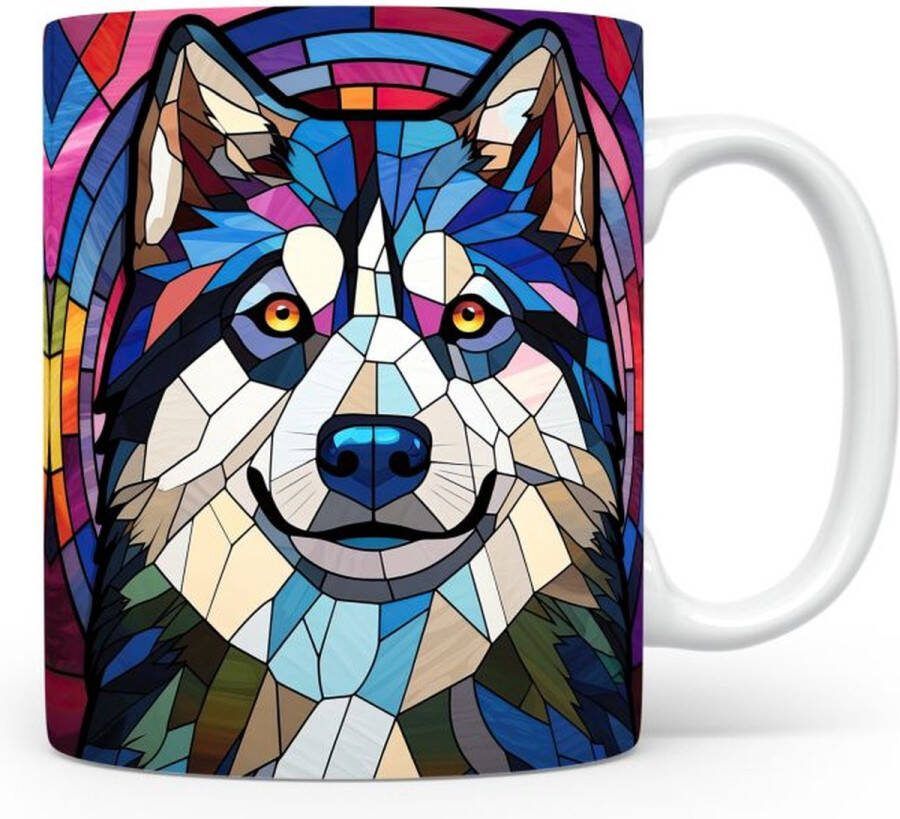 De Laaf Design Studio Mok met Alaskan Malamute