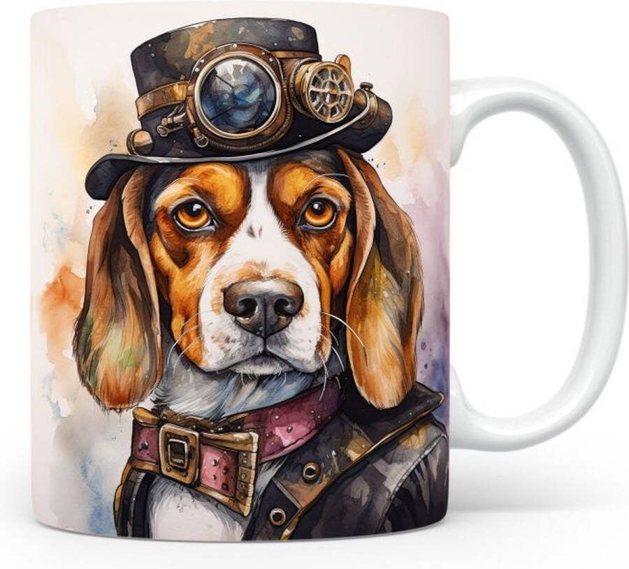 De Laaf Design Studio Mok met Beagle