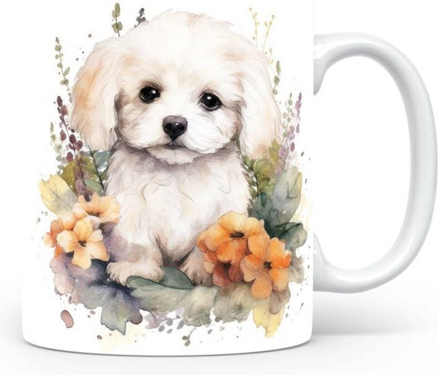 De Laaf Design Studio Mok met Bichon Frise