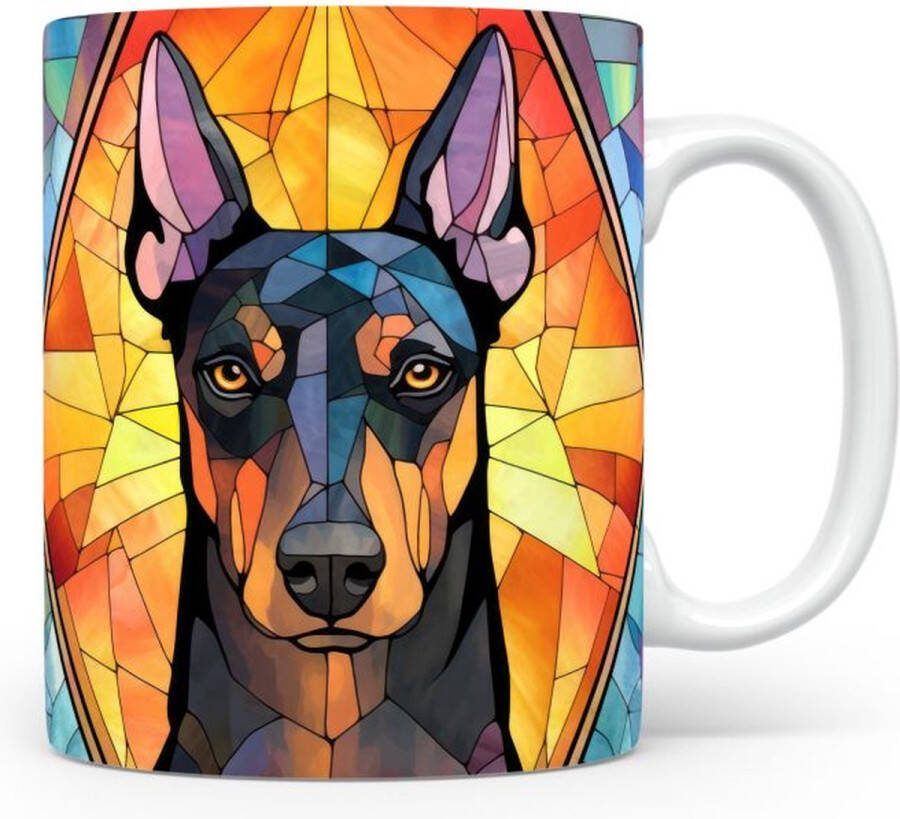 De Laaf Design Studio Mok met Dobermann Pinscher