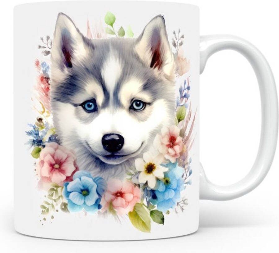 De Laaf Design Studio Mok met Husky