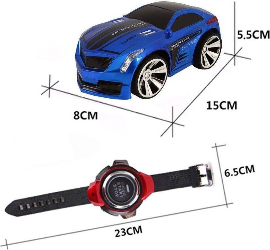 De Max RC auto met speelgoed smartwatch | bestuur je auto met je horloge en stem