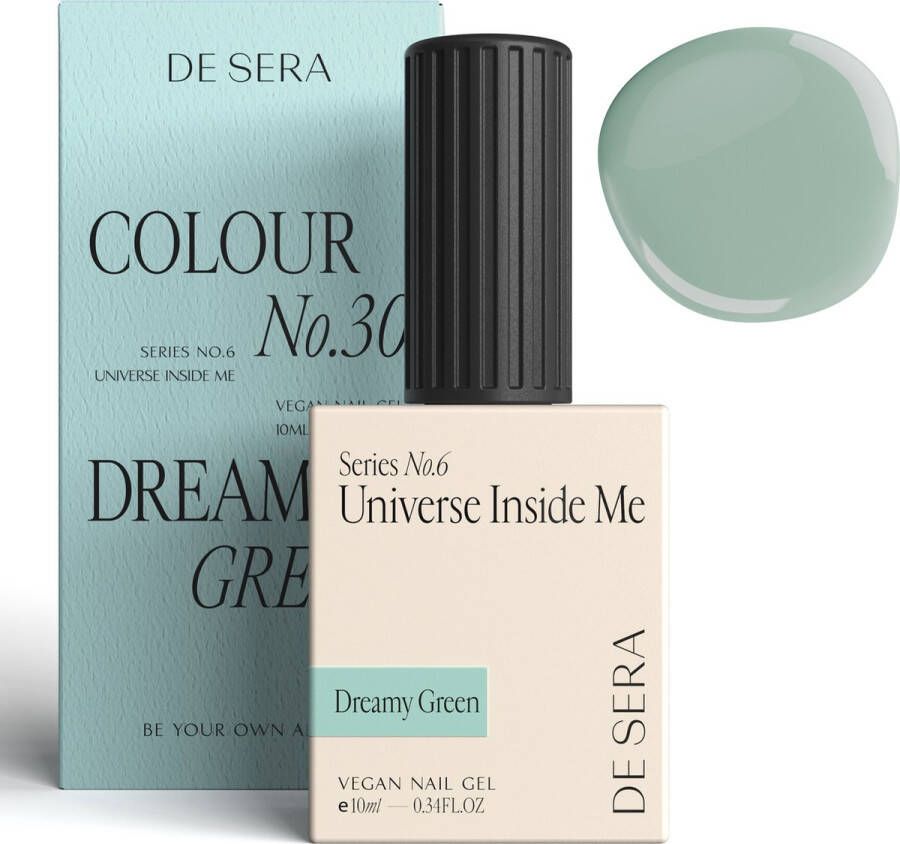 De Sera Gellak Mint Groene Gel Nagellak Groen 10ML Colour No. 30 Dreamy Green