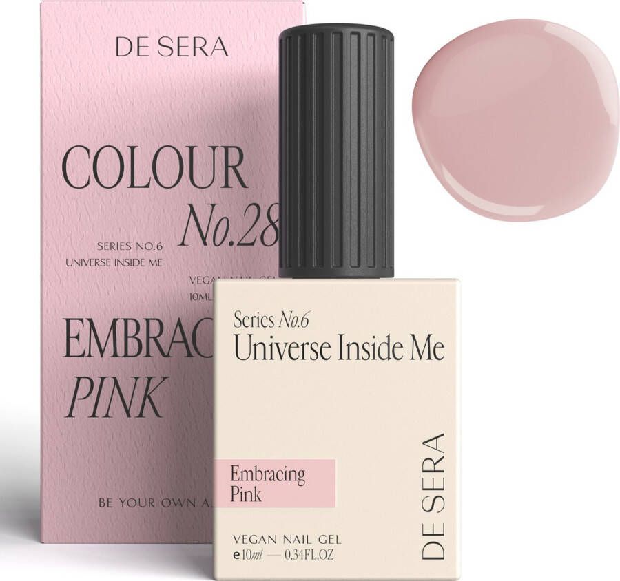 De Sera Gellak Roze Gel Nagellak 10ML Colour No. 28 Embracing Pink