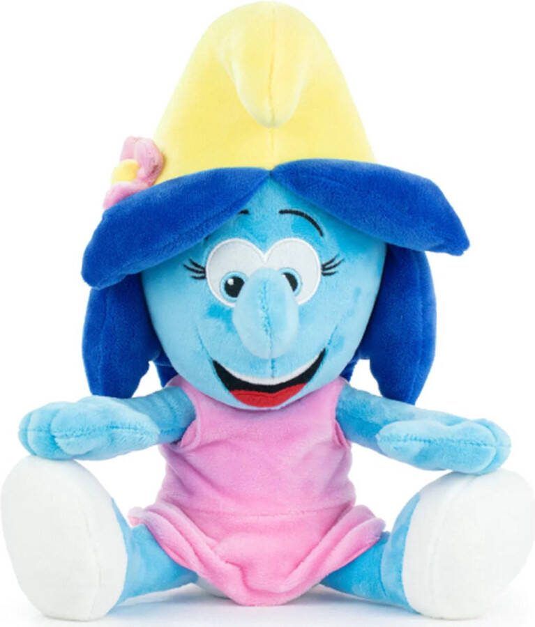 De Smurfen Bloem Smurf Pluche Knuffel 30 cm {The Smurfs Plush Toy Speelgoed Knuffelpop Knuffels voor kinderen jongens meisjes Potige Smurf Brilsmurf Grote Smurf Knutselsmurf Smurfin Gargamel Azrael}