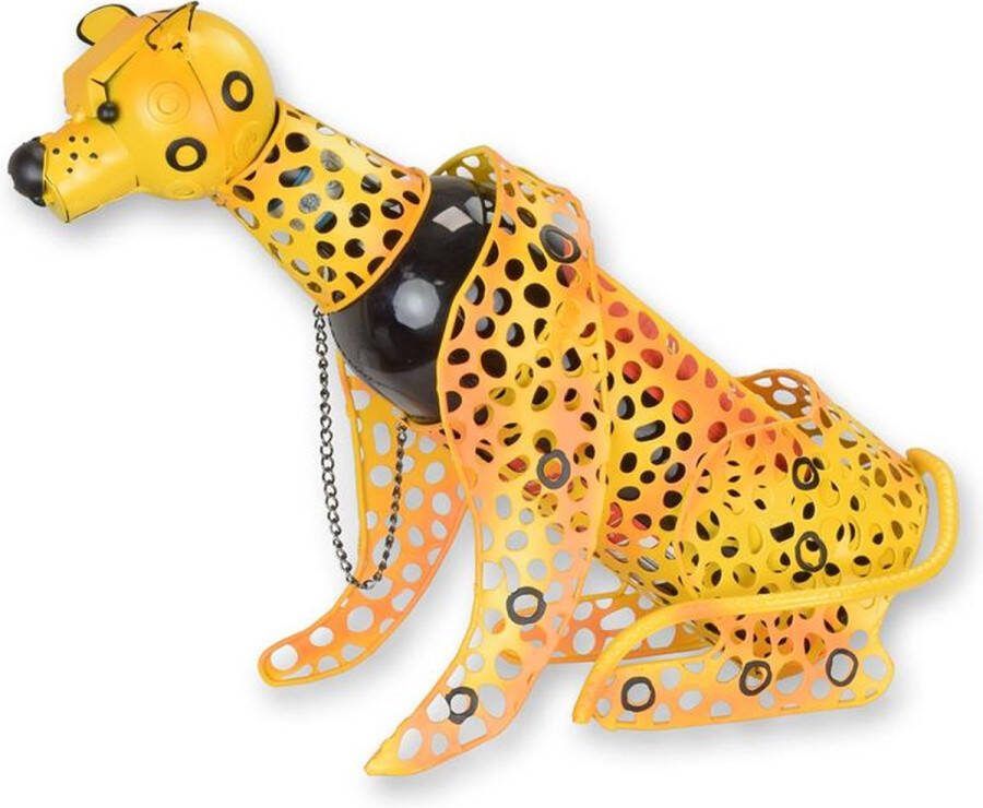 De Splinter bv EEN BLIKKEN FLESSENHOUDER TIJGER A TIN BOTTLE HOLDER TIGER