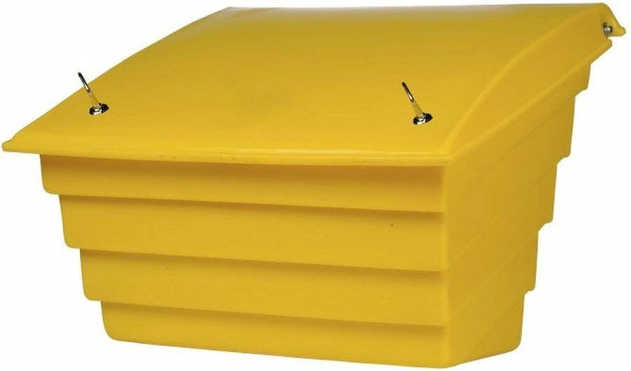Zoutcontainer 70 liter Geel Container voor winterberegening voor zout en zand Strooizout – Zand – Zandbak Zandcontainer Verkeer Veiligheid De Veiligheids-winkel