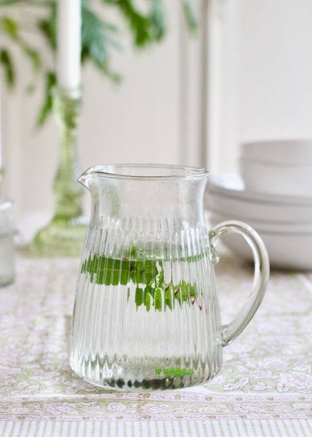 De Weldaad Authentic Interior Glazen waterkan