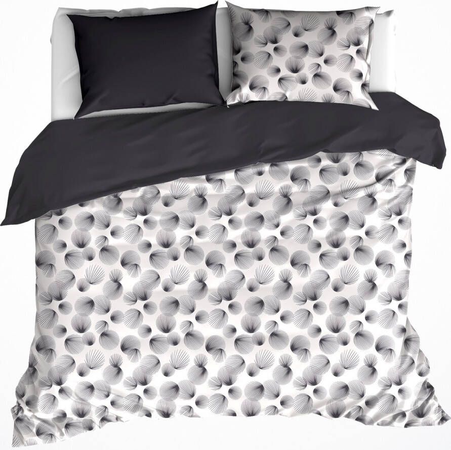 De Witte Lietaer Dekbedovertrek Katoen Aileen Dark Sapphire 260 x 240 + 2x 60 x 70 cm