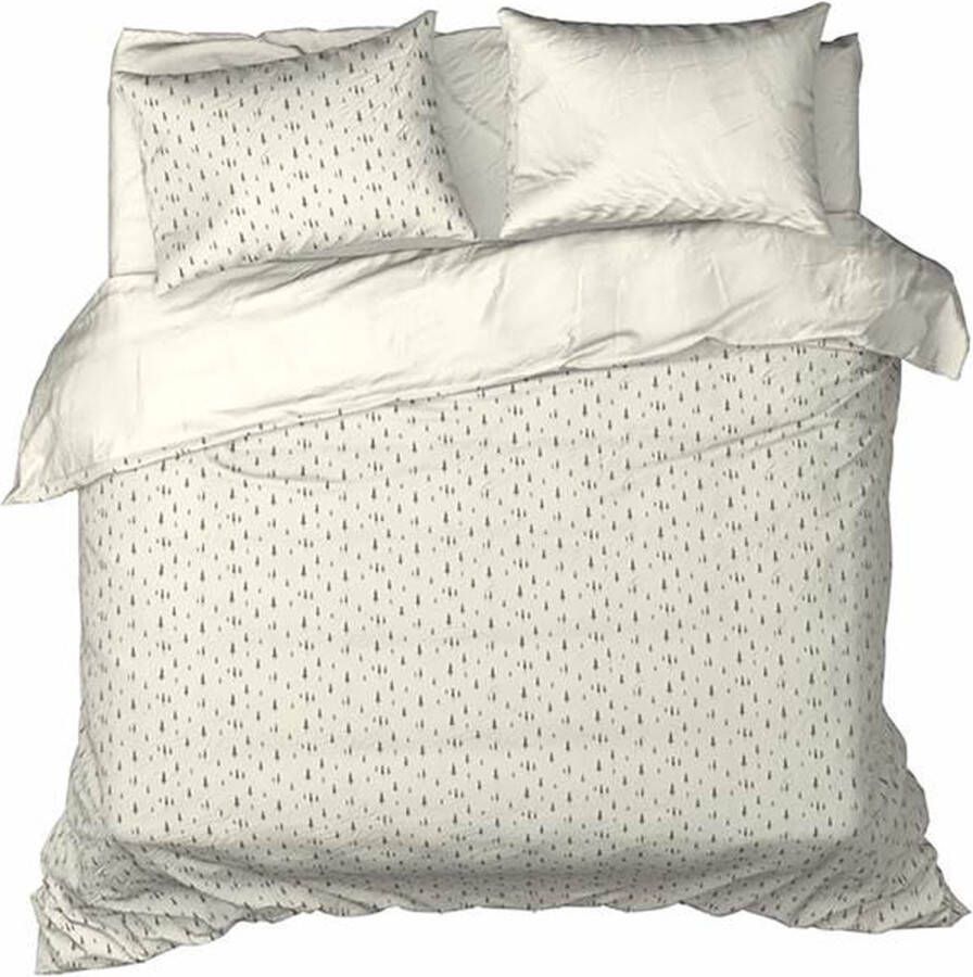 De Witte Lietaer Dentree Dekbedovertrek Tweepersoons 200x200 220 cm Soft White