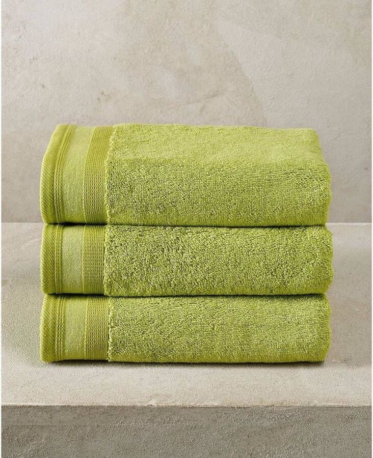 De Witte Lietaer Excellence Lime Green Handdoek 50 100