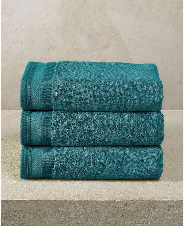 De Witte Lietaer Excellence Pine Green Handdoek 50 100