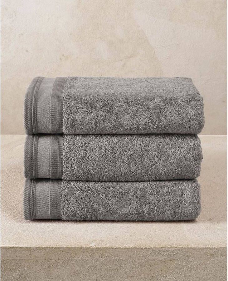 De Witte Lietaer Excellence Steel Grey Handdoek 50 100