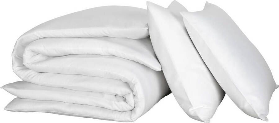 De Witte Lietaer Lakenset Olivia Eenpersoons 180 x 280 cm Wit Satijnkatoen
