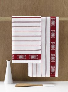 De Witte Lietaer Theedoek Bml Skipper Blauw 3 Stuks 65 X 65 Cm Katoen