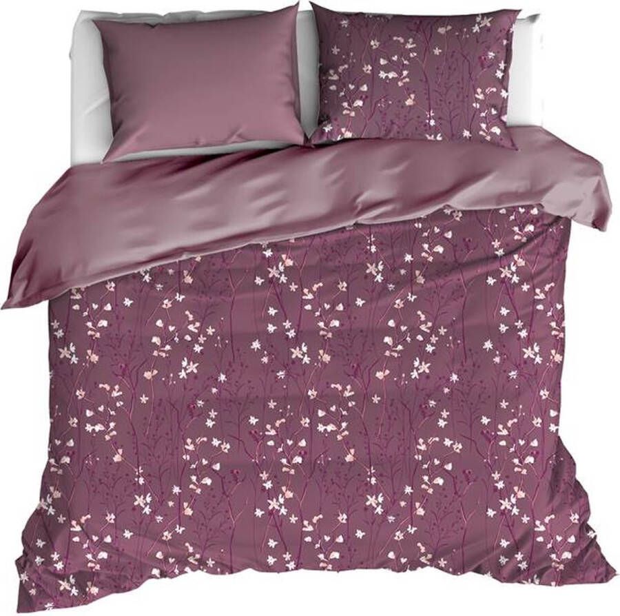 De Witte Lietaer Violetta Dekbedovertrek Lits-jumeaux 240x200 220 cm Heather Rose