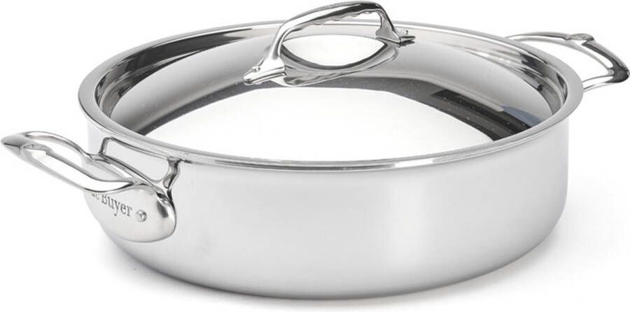 DeBuyer de Buyer 3741.28 steelpan Rond Roestvrijstaal