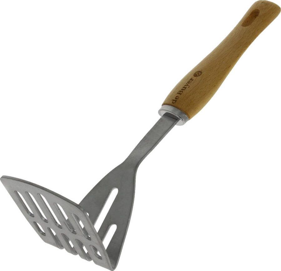 DeBuyer De Buyer B Bois Aardappelstamper 29cm Hout Rvs