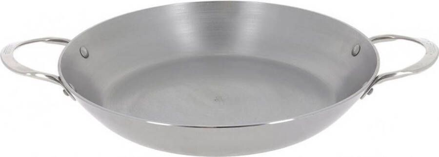DeBuyer Paellapan Mineral B 32 cm staal zilver De Buyer