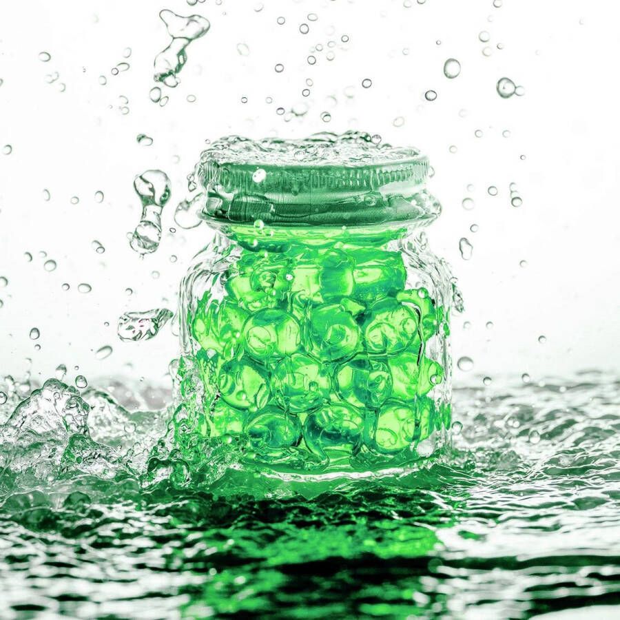 Decarro Waterballetjes Water Absorberende Balletjes Gelballetjes Waterparels 8-9mm Groen 10.000 Stuks