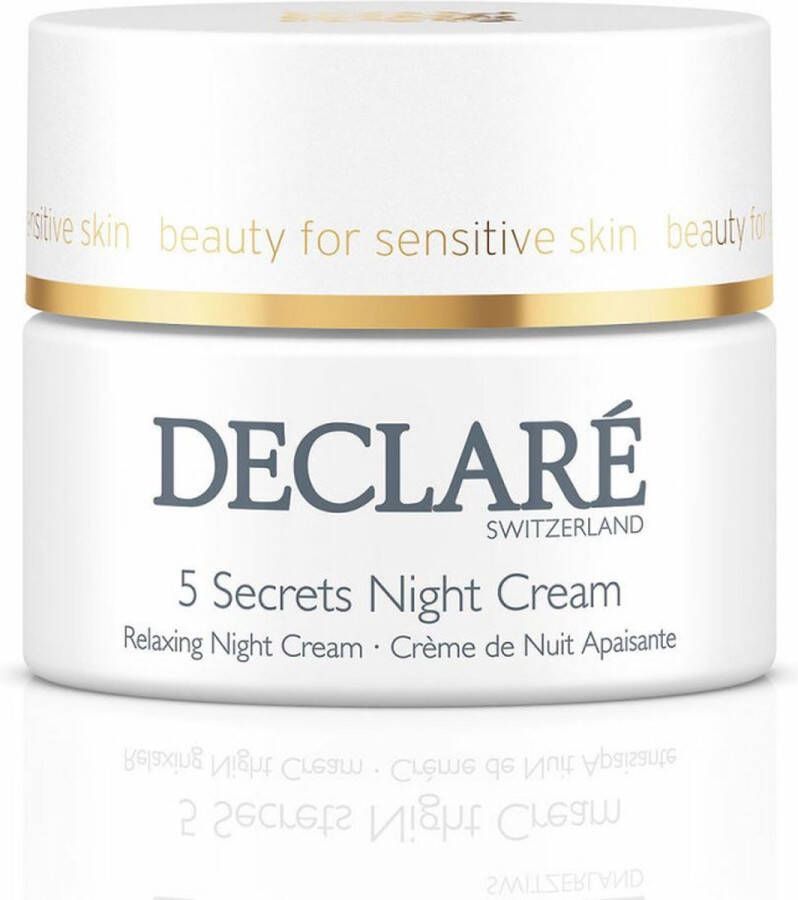 Declar Nachtcrème é 5 Secrets Verzachtend (50 ml)