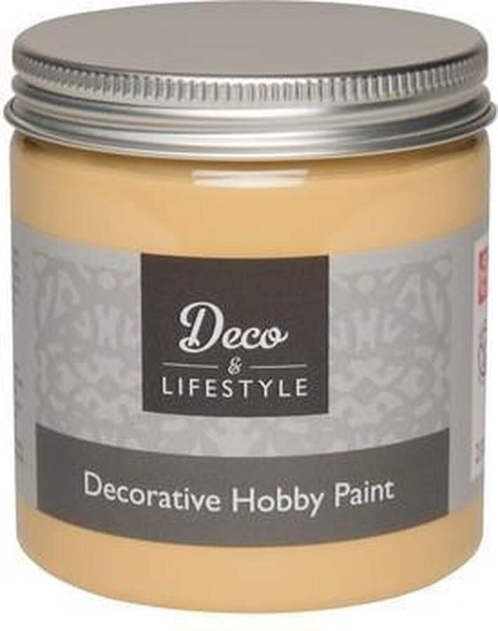 Deco & Lifestyle Acrylverf krijt 230 ml Vlasgeel 45117
