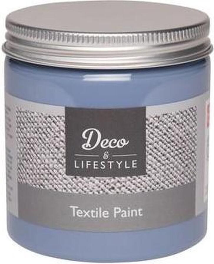 Deco & Lifestyle Textielverf 230 ml Antiek blauw 24305